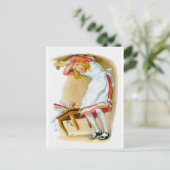 Alice wordt te groot! Oh nee! Briefkaart (Staand voorkant)