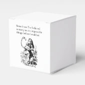 Alice, zes onmogelijke dingen bedankdoosjes (Voorkant Zijde)