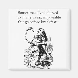 Alice, zes onmogelijke dingen magneet