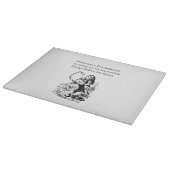 Alice, zes onmogelijke dingen snijplank (Hoek)