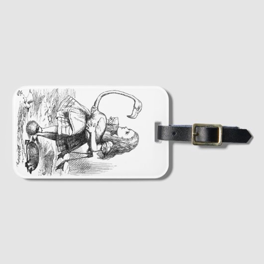 Alice's Adventures in Wonderland (1890) Bagagelabel (Voorkant (horizontaal))