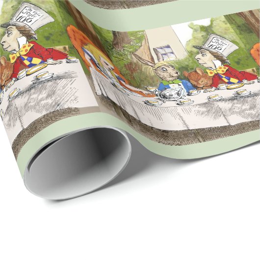 Alice's Adventures in Wonderland Cadeaupapier (Rol Hoek)