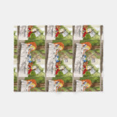 Alice's Adventures in Wonderland Fleece Deken (Voorkant (Horizontaal))