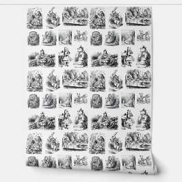  Alice's Adventures in Wonderland Pattern Behang