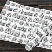 Alice's Adventures in Wonderland Pattern Cadeaupapier