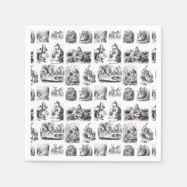  Alice's Adventures in Wonderland Pattern Servet
