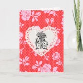 Alice's Adventures in Wonderland Valentine's Card Kaart (Voorkant)