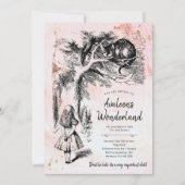 Alice's Adventures in Wonderland Verjaardag Kaart (Voorkant)