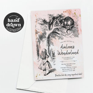  Alice's Adventures in Wonderland Verjaardag Kaart