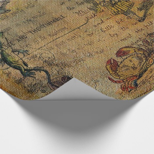 Alice's avonturen cadeaupapier (Hoek)