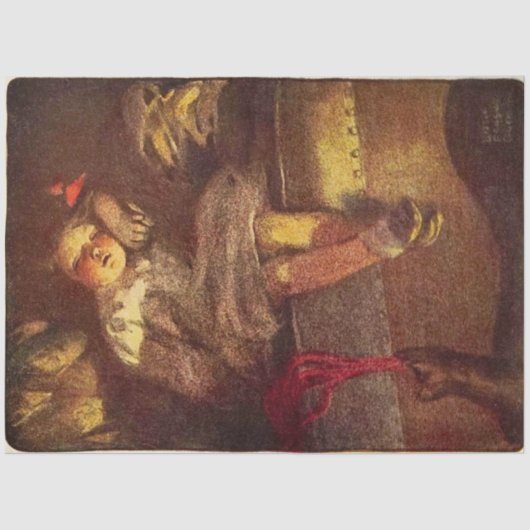 Alice's avonturen in Wonderland Aslapen Tissuepapier (Voorkant)