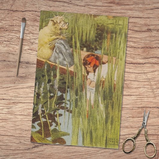 Alice's avonturen in Wonderland  Boat Tissuepapier