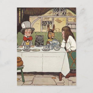 Alice's avonturen in Wonderland Briefkaart
