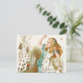 Alice's avonturen in Wonderland Briefkaart (Staand voorkant)