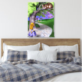 Alice's avonturen in Wonderland Canvas Afdruk (Insitu (Slaapkamer))