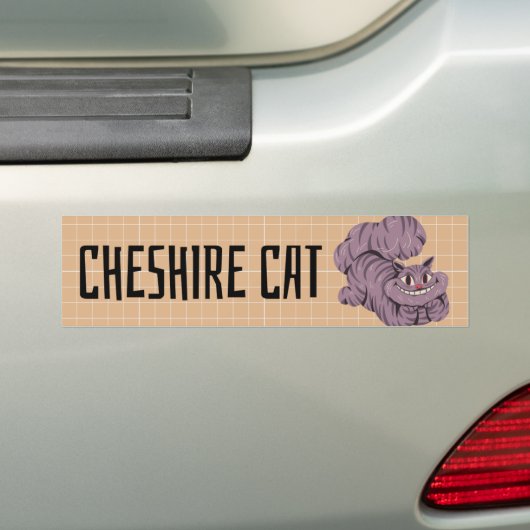 Alice's Avonturen in Wonderland Cheshire Cat Bumpersticker (Op auto)