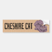 Alice's Avonturen in Wonderland Cheshire Cat Bumpersticker (Voorkant)