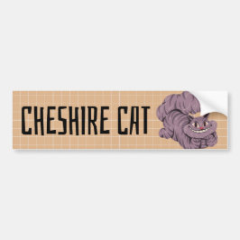 Alice's Avonturen in Wonderland Cheshire Cat Bumpersticker
