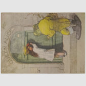  Alice's avonturen in Wonderland de Kikker Tissuepapier (Voorkant)