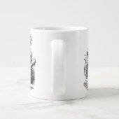 Alice's avonturen in Wonderland Design Grote Koffiekop (Achterkant)