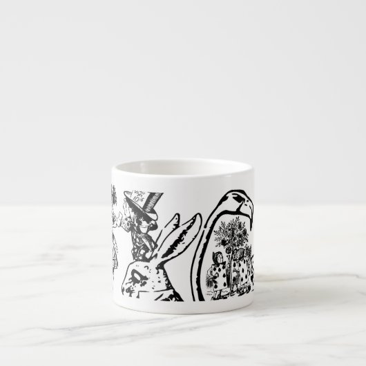 Alice's avonturen in Wonderland Espresso Kop (Voorkant)