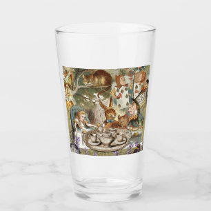 Alice's Avonturen in Wonderland Gekke Theepartij Glas