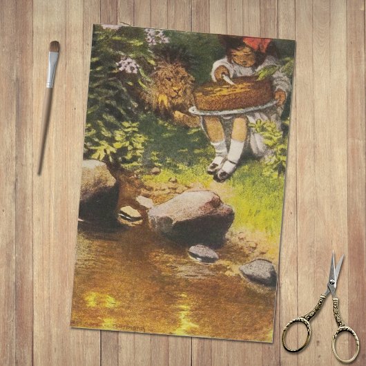 Alice's avonturen in Wonderland Great Dish Tissuepapier