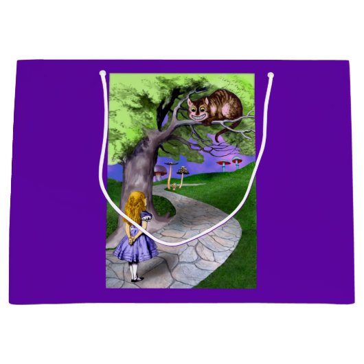 Alice's avonturen in Wonderland Groot Cadeauzakje (Voorkant)