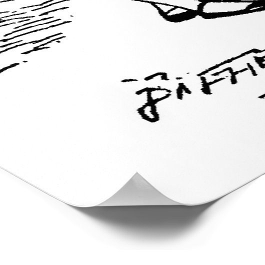 Alice's avonturen in Wonderland Illustratie Poster (Hoek)