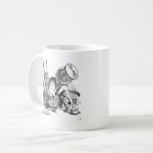 Alice's avonturen in Wonderland Koffiemok (Voorkant links)