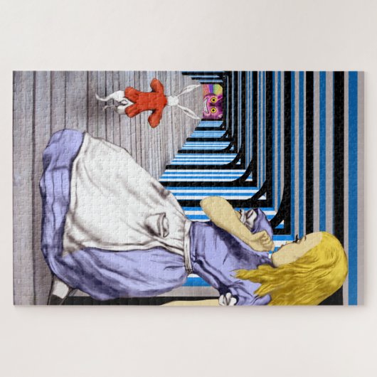 Alice's avonturen in Wonderland Legpuzzel (Horizontaal)