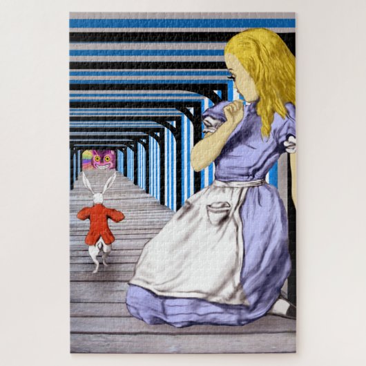 Alice's avonturen in Wonderland Legpuzzel (Verticaal)