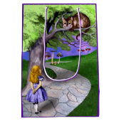 Alice's avonturen in Wonderland Medium Cadeauzakje (Achterkant)