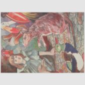 Alice's avonturen in Wonderland muis Tissuepapier (Voorkant)