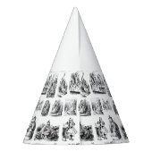 Alice's avonturen in Wonderland patroon Feesthoedjes (Achterkant)