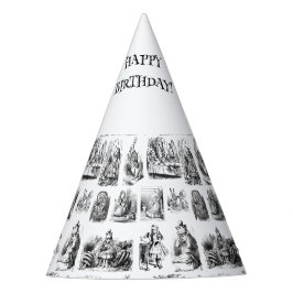 Alice's avonturen in Wonderland patroon Feesthoedjes