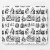 Alice's avonturen in Wonderland Patroon Muismat (Voorkant)