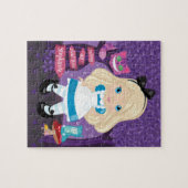 Alice's avonturen in Wonderland Personalized Jigs Legpuzzel (Horizontaal)