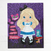 Alice's avonturen in Wonderland Personalized Jigs Legpuzzel