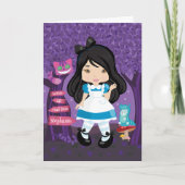 Alice's avonturen in Wonderland Persoonlijk Kaart (Voorkant)