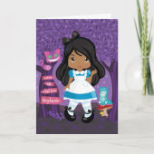 Alice's avonturen in Wonderland Persoonlijke kaart (Voorkant)