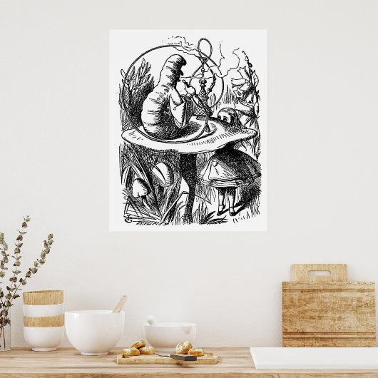 Alice's avonturen in Wonderland Poster (Keuken)