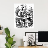 Alice's avonturen in Wonderland Poster (Thuiskantoor)