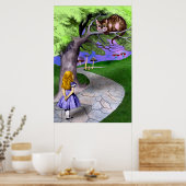 Alice's avonturen in Wonderland Poster (Keuken)