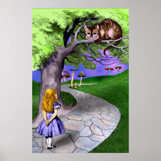 Alice's avonturen in Wonderland Poster (Voorkant)
