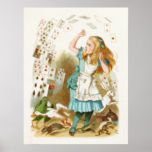 Alice's avonturen in Wonderland Poster (Voorkant)