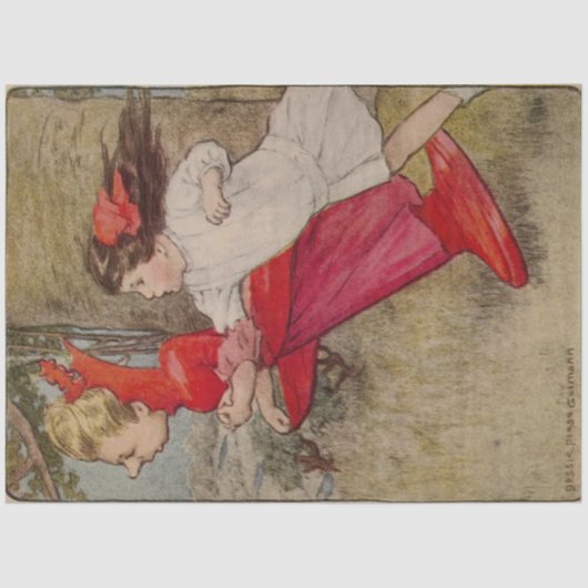  Alice's avonturen in Wonderland Red Queen Tissuepapier (Voorkant)