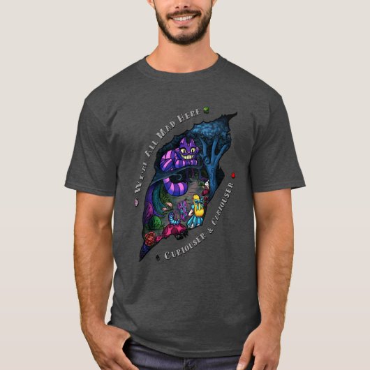 Alice's avonturen in Wonderland T-Shirt (Voorkant)