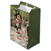 Alice's avonturen in Wonderland Tea Party  Medium Cadeauzakje (Voorkant Gekanteld)