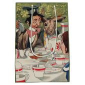 Alice's avonturen in Wonderland Tea Party  Medium Cadeauzakje (Achterkant)